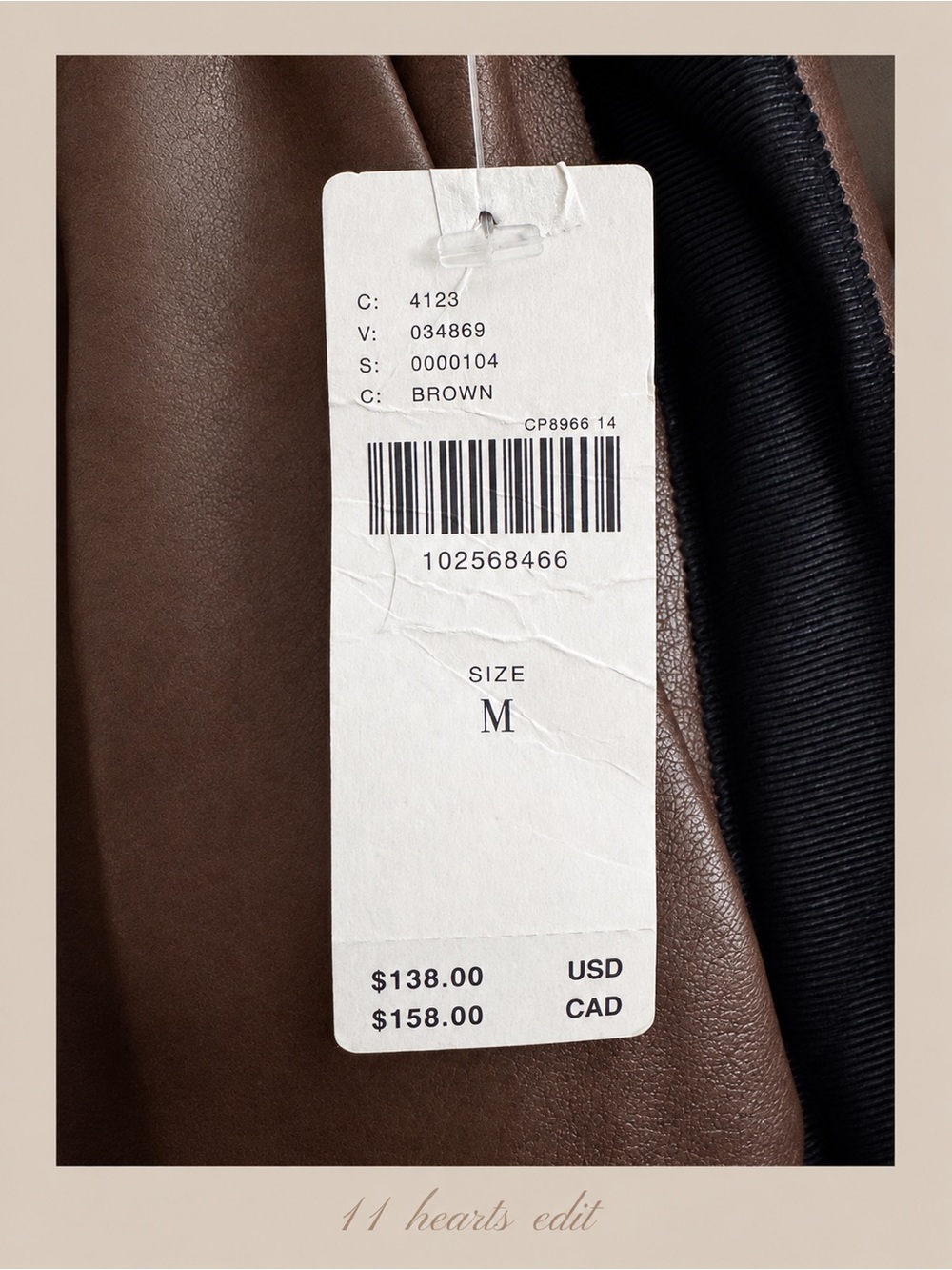 ANTHROPOLOGIE Maeve Faux Leather Pull-On Track Pants NWT Medium - Picture 8 of 11